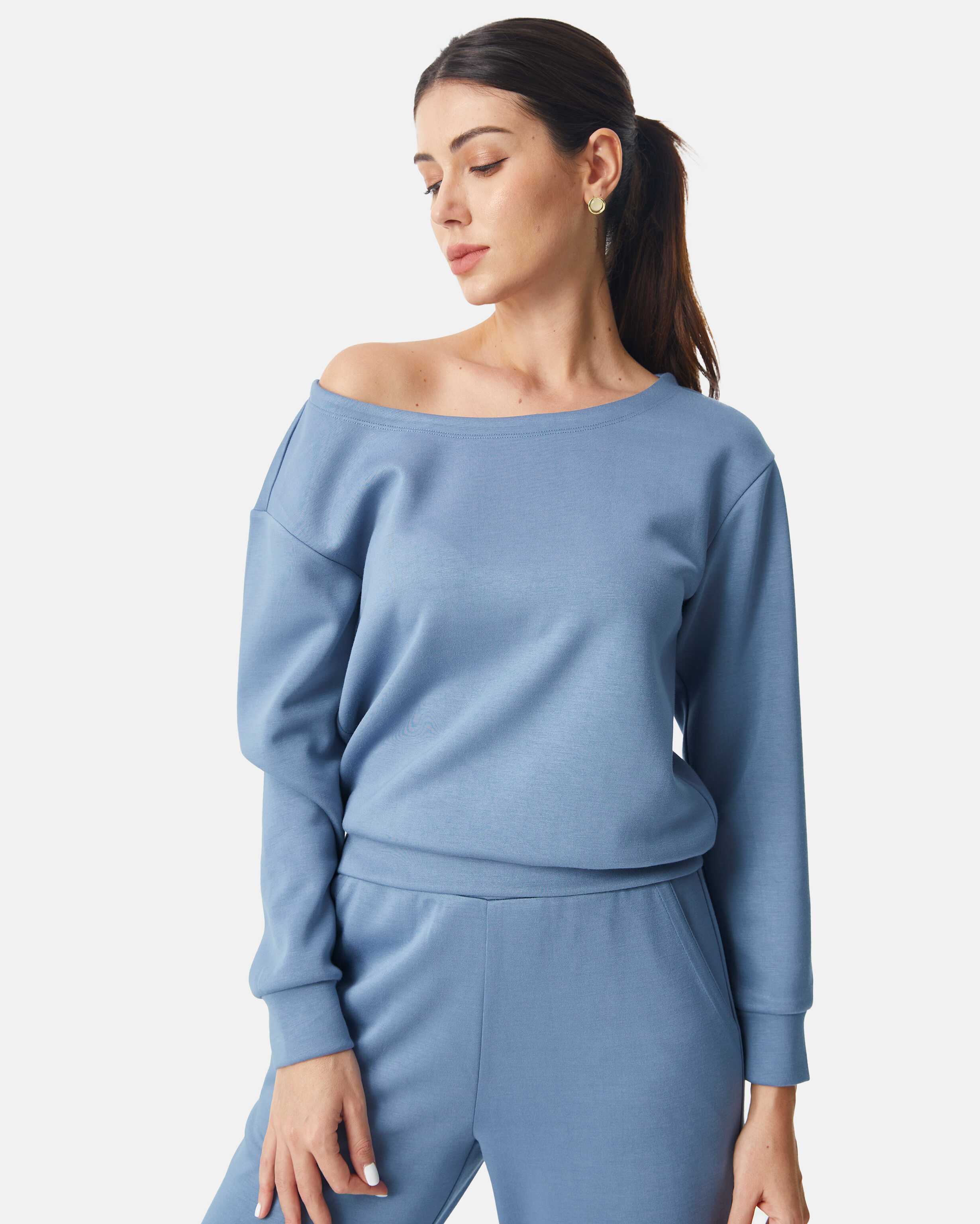 Cozy two piece outfits Dusty Blue