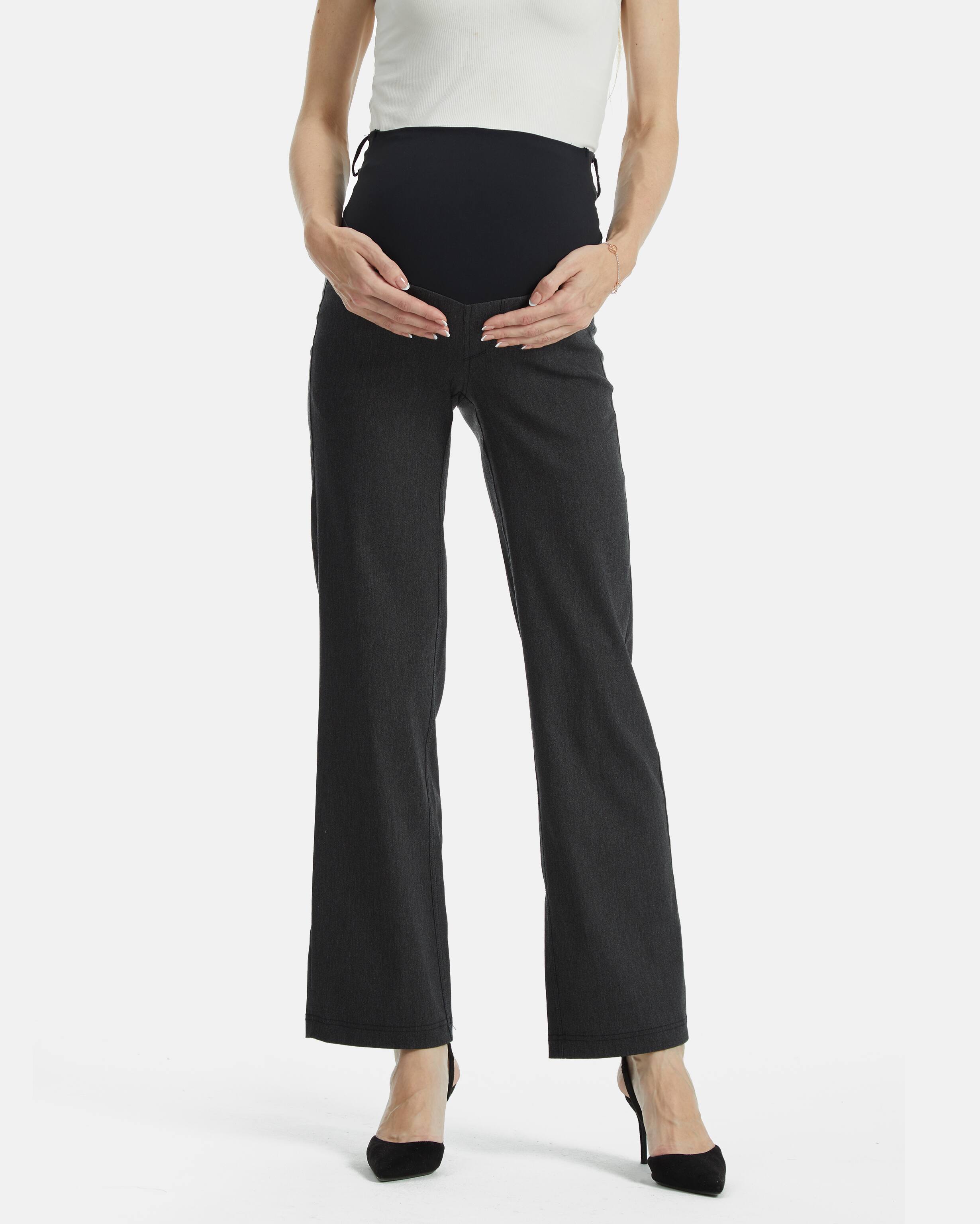 Maternity flare jeans black