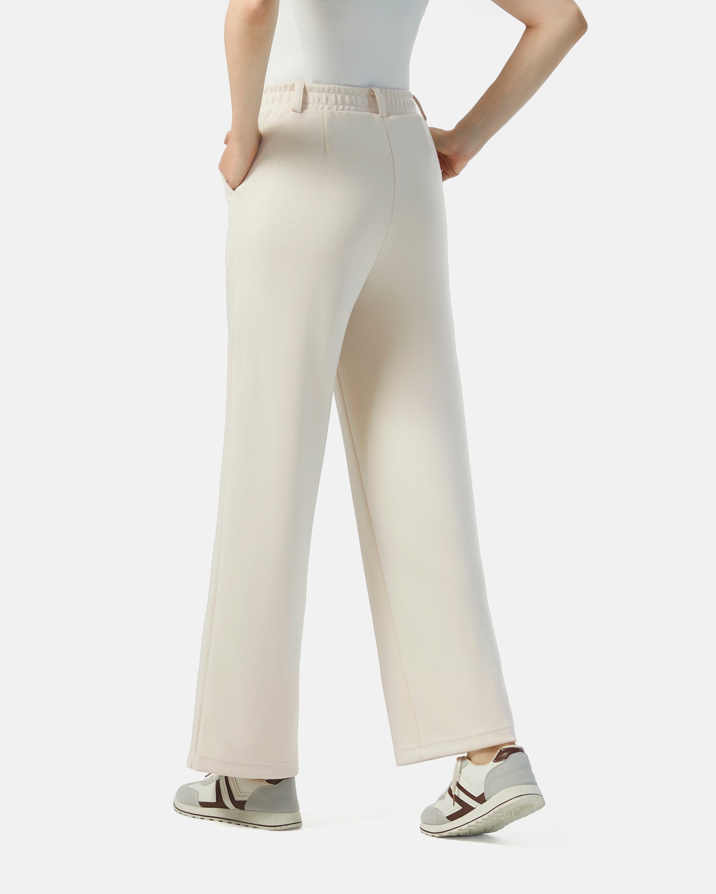 air casual wear pants for women Ivory