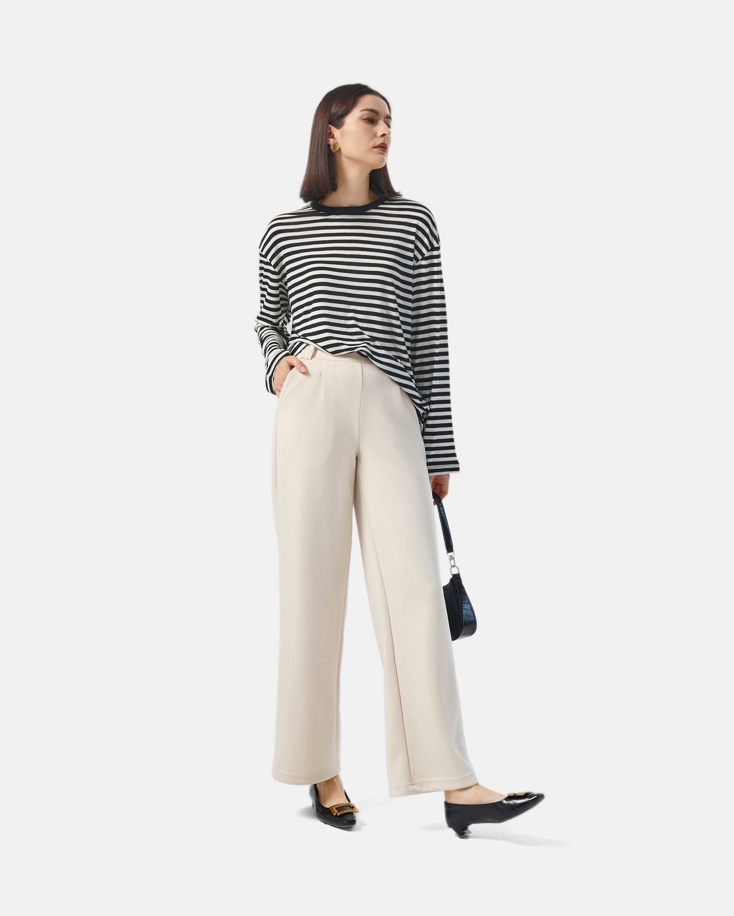 air essential pants for women Ivory