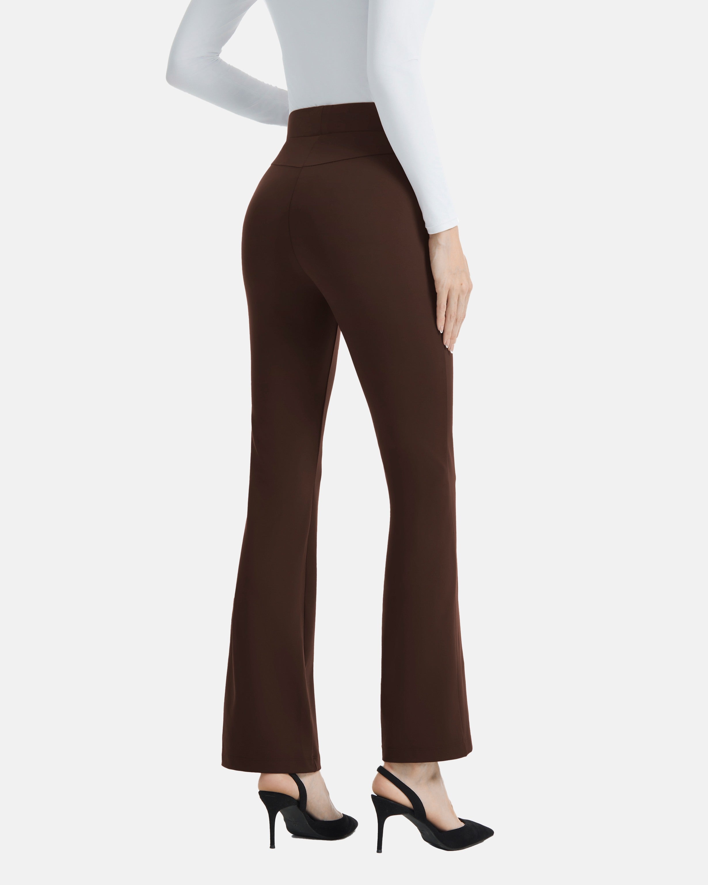 deep brown trouser pants for women