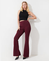 fashion business pants Burgundy