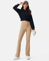 flare pants for women khaki