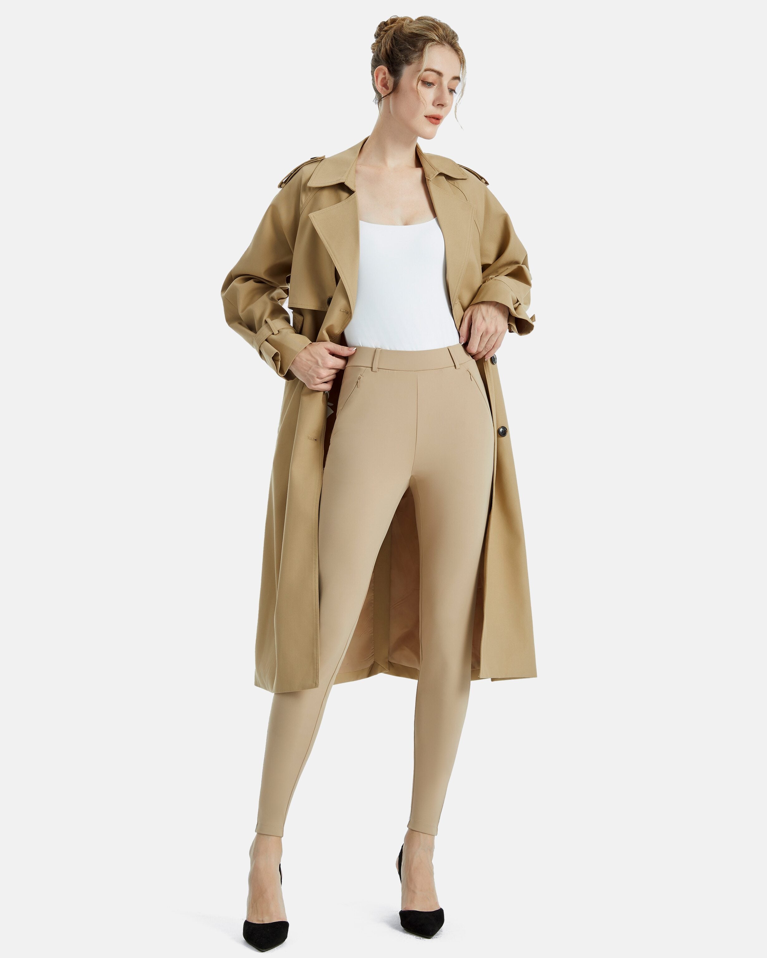 Skinny khaki pants