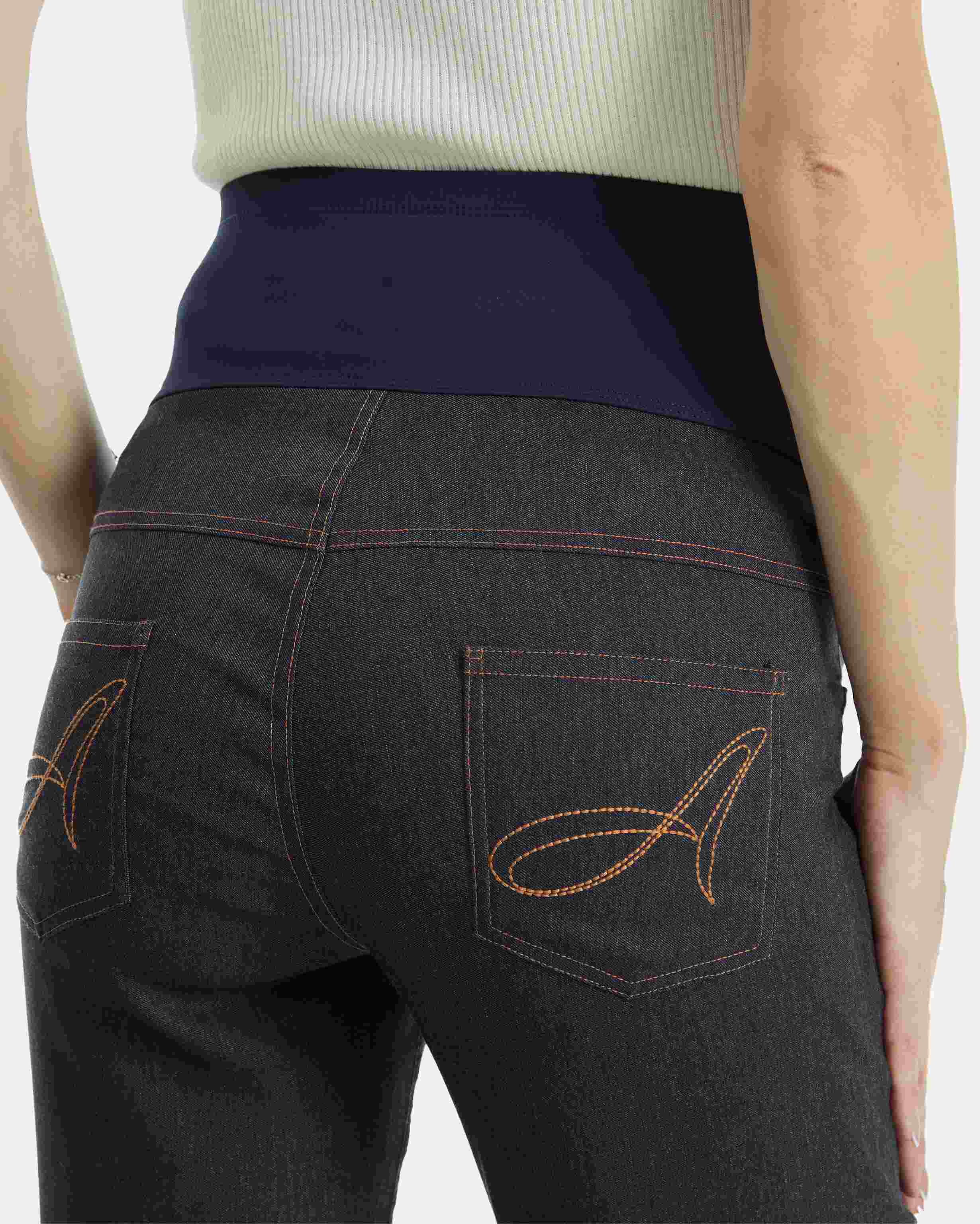 Skinny maternity jeans navy denim