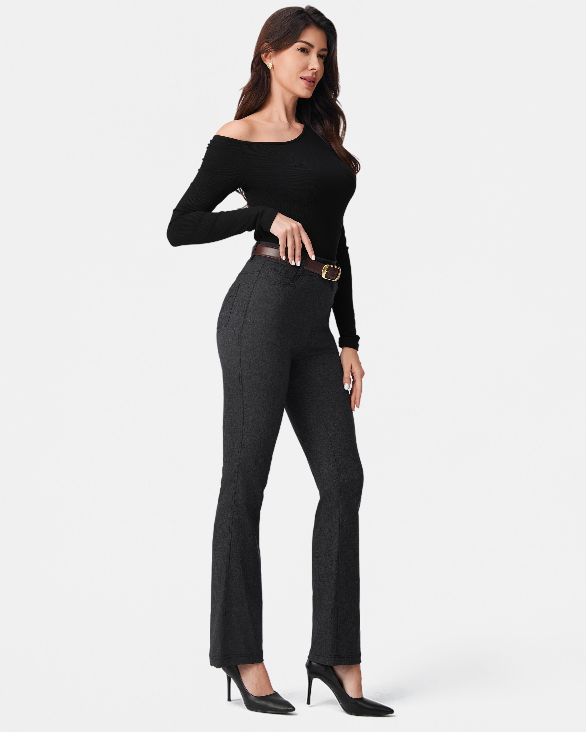 ankle pants women jeans black