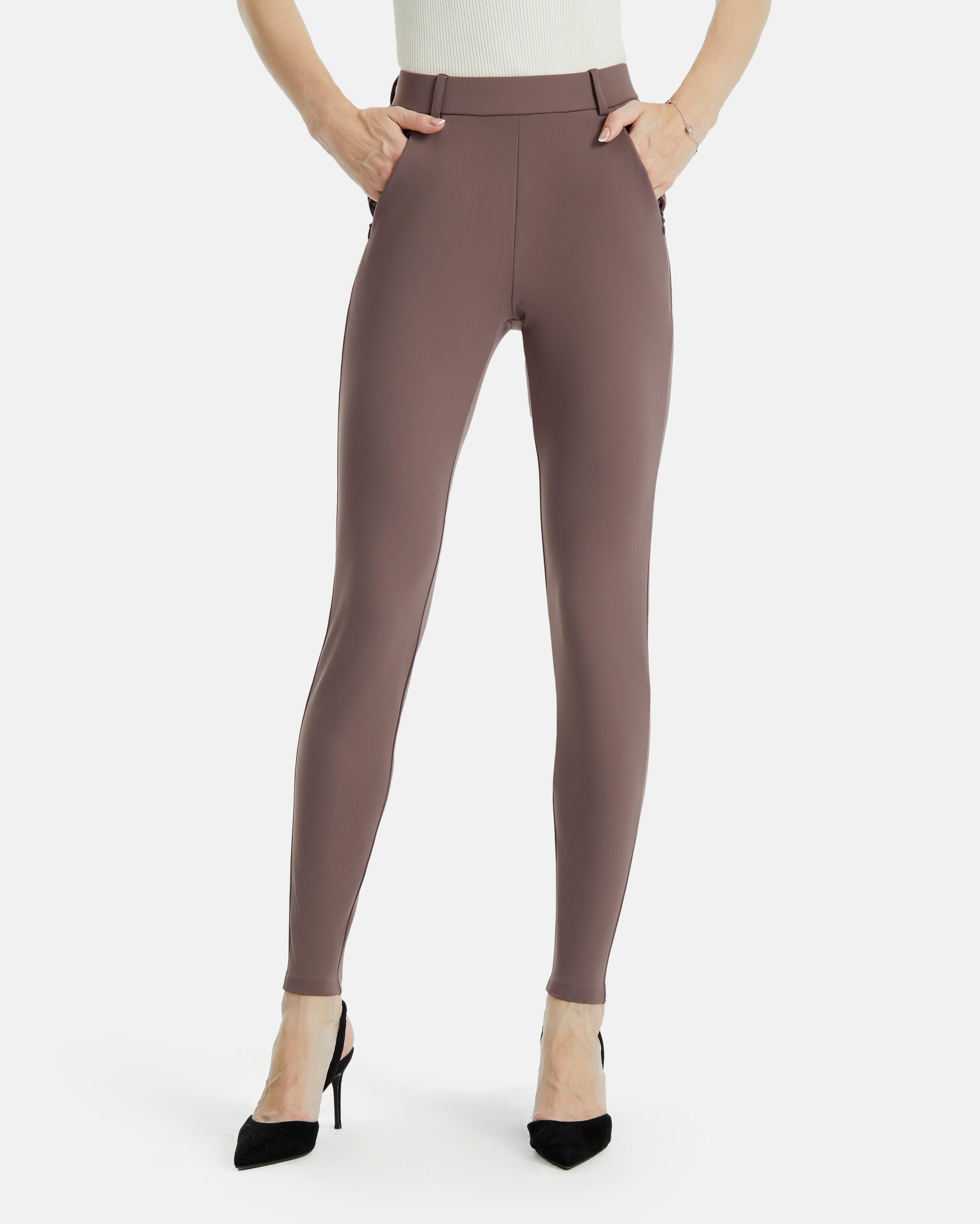 pull on Skinny leggings Taupe